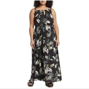 City Chic Samui Tropical Maxi Dress Womens Size 14